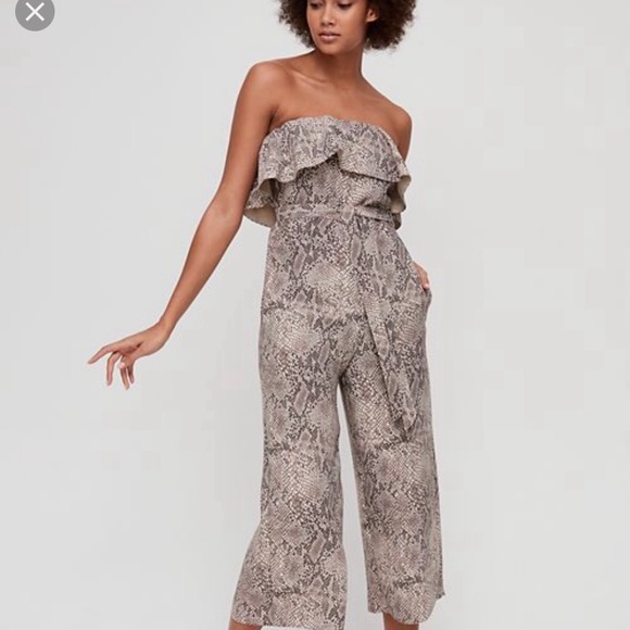 Babaton Other - Babaton x Artizia flutter snake print jumpsuit 00